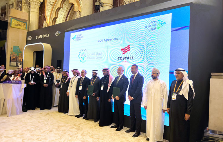 GIANT INVESTMENT PLANNED BY GLOBAL GREEN STEEL PRODUCER TOSYALI HOLDING IN SAUDI ARABIA