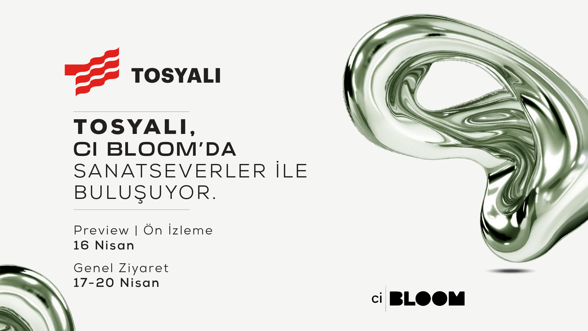 YEŞİL ÇELİK ÜRETİCİSİ TOSYALI’DAN SANATTA İLERİ DÖNÜŞÜME DESTEK