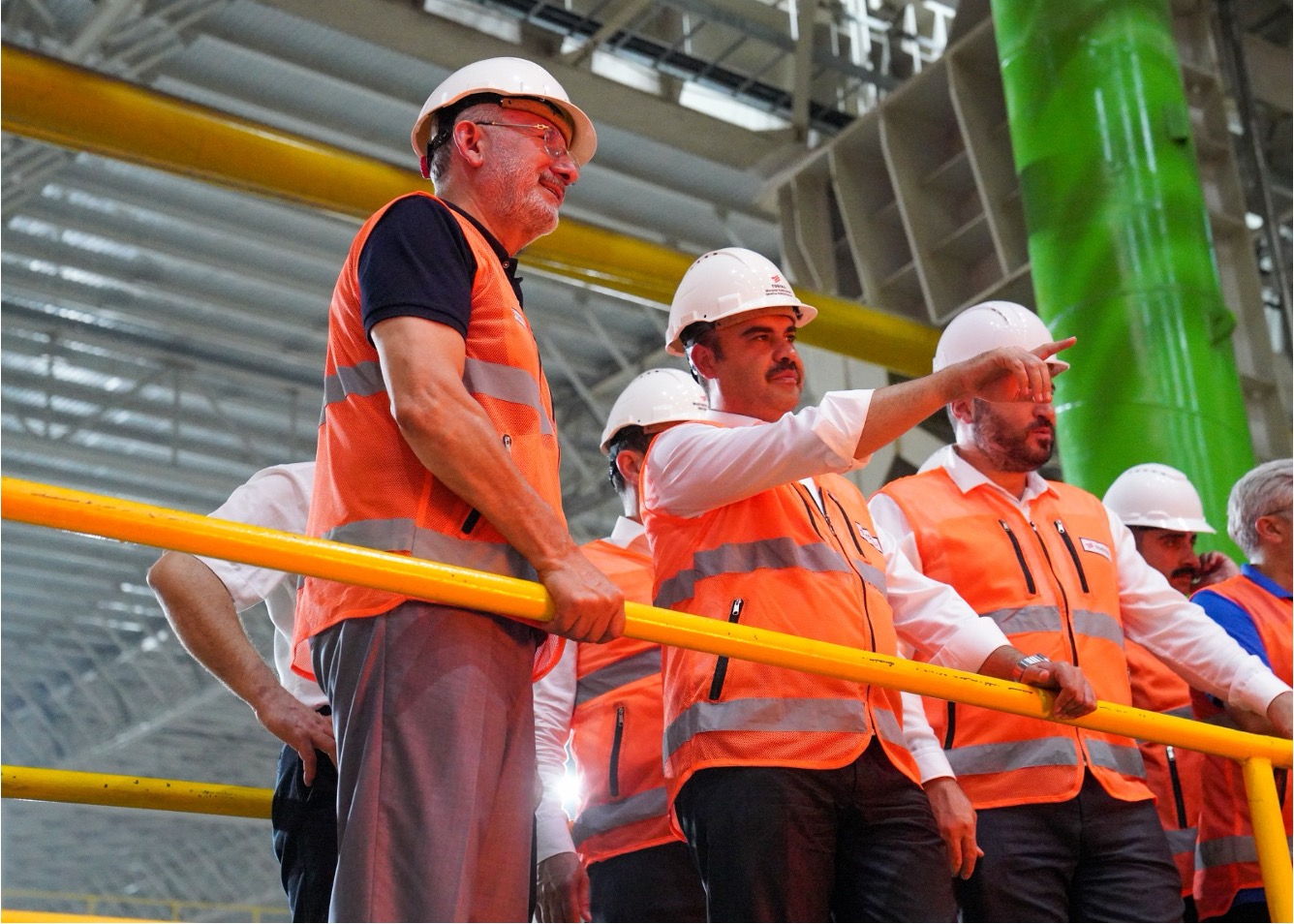 THE TOSYALI DEMİR ÇELİK SARISEKI PLANT WAS VISITED BY THE MINISTER OF INDUSTRY AND TECHNOLOGY