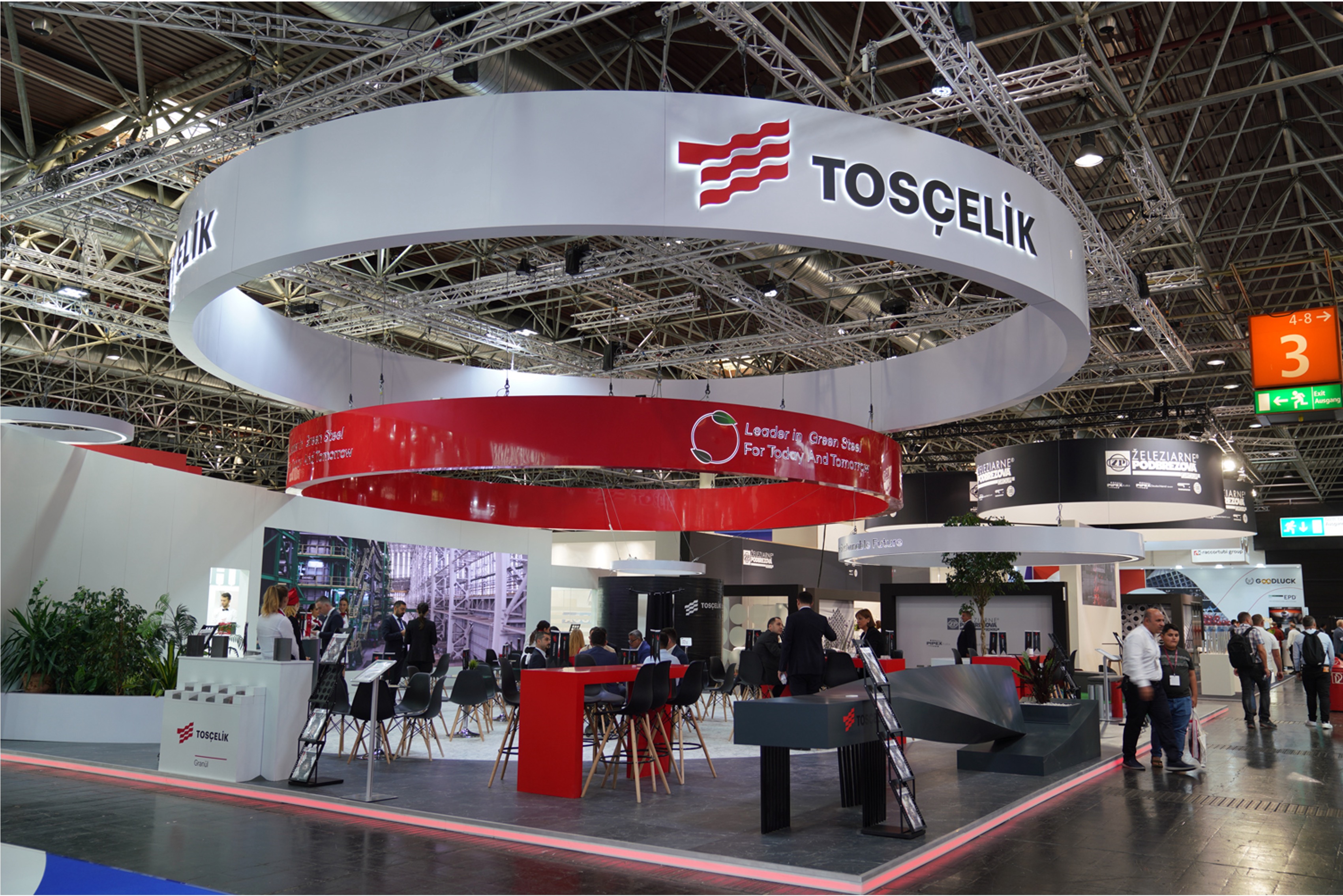 TOSYALI HOLDING MARKED THE WORLD'S MOST PRESTIGIOUS IRON AND  STEEL FAIR WITH ITS GREEN STEEL VISION