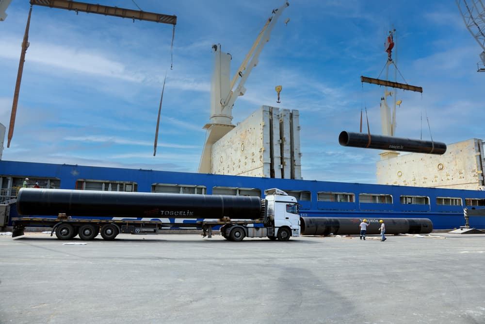 TOSÇELİK, SUUDİ ARABİSTAN MEKKE JURANAH ISWR-1 PROJESİ BORU TEDARİKİNİ TAMAMLADI