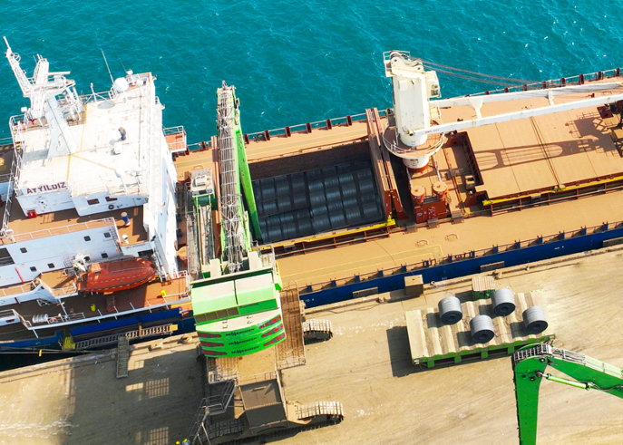TOSYALI SARISEKI IRON AND STEEL PLANT ACHIEVED ITS INITIAL EXPORT